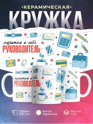 Коротко о себе руководитель