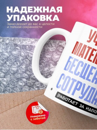 Учитель математики, бесценный сотрудник работает за идею