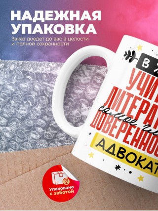 В жизни учителя литературы самое главное доверенность и адвокат