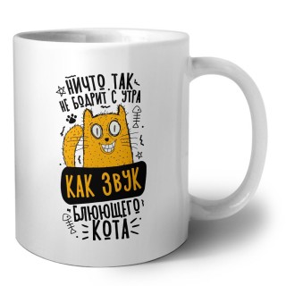 ничто так не бодрит с утра как звук блюющего кота
