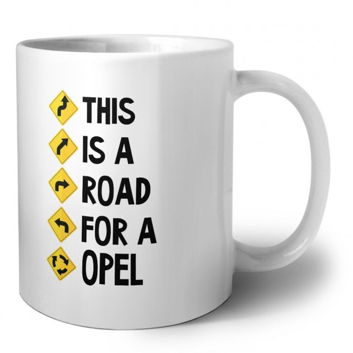 This is a road for a Opel