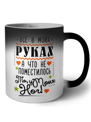все в моих руках, а что не поместилось, то у моих ног