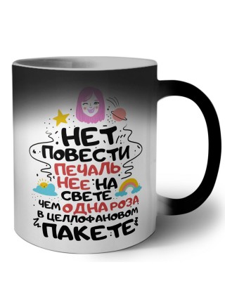 нет повечти печальнее на свете - чем одна рода в целофановом пакете