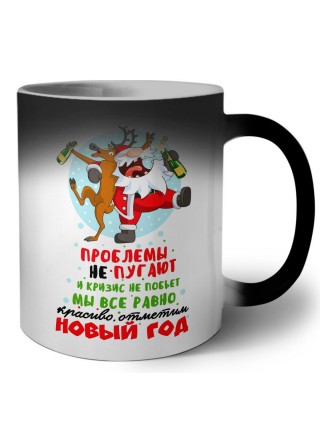 проблемы не пугают и кризис не побьет, мы все равно красиво отметим новый год