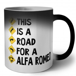 This is a road for a Alfa Romeo