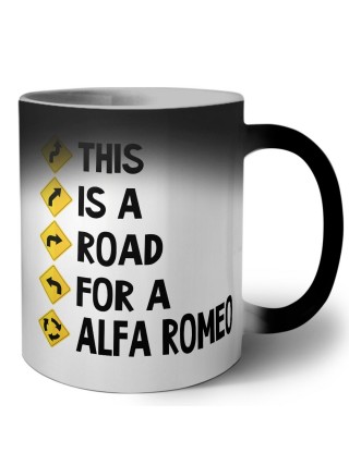 This is a road for a Alfa Romeo
