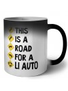 This is a road for a Li Auto