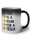 This is a road for a Tesla