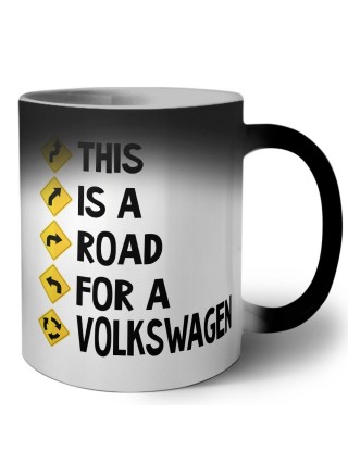This is a road for a Volkswagen