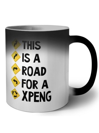 This is a road for a Xpeng