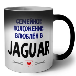 семейной пололжение - влюблен в Jaguar