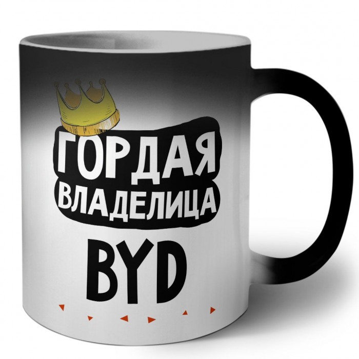 Гордая владелица BYD