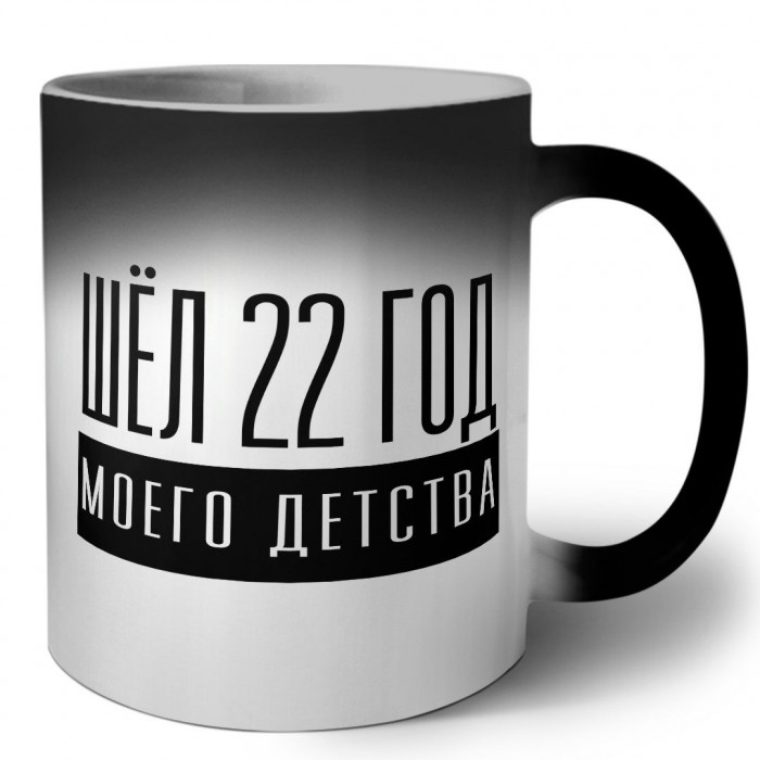 шёл 22 год моего детства