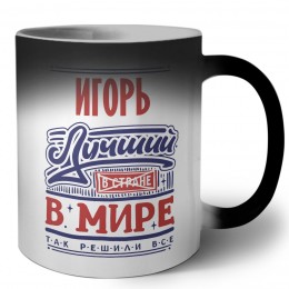 Игорь лучший в стране в мире так решили все