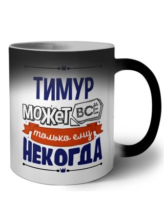 Тимур может всё только ему некогда