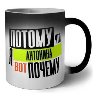 Потому что я Антонина вот почему