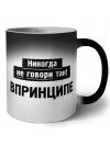 никогда не говори так - впринципе