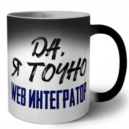 Да, я точно web интегратор