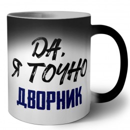 Да, я точно дворник