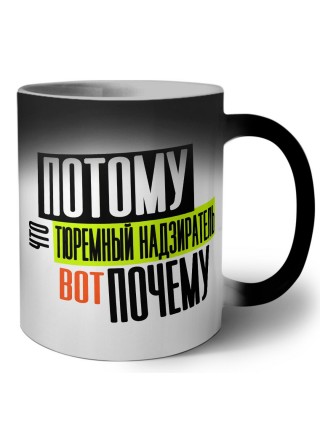потому что тюремный надзиратель вот почему
