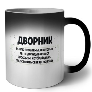 дворник решаю проблемы, о которых ты не догадываешься способом, который даже представить себе не можешь