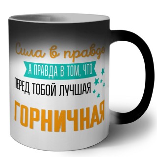 Сила в правде а правда в том, что перед тобой лучшая горничная