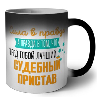 Сила в правде а правда в том, что перед тобой лучший судебный пристав