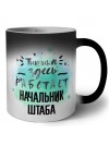 Тишина здесь работает начальник штаба