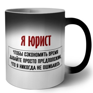 я юрист чтобы сэкономить время давайте просто предположим, что я никогда не ошибаюсь