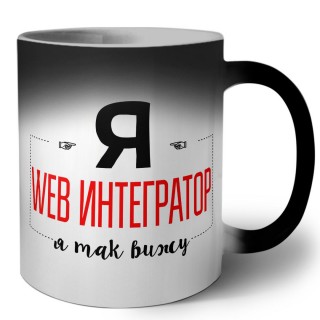 Я web интегратор я так вижу