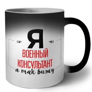 Я военный консультант я так вижу