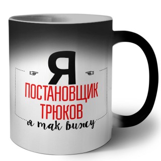 Я постановщик трюков я так вижу