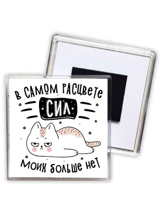 в самом расцвете сил моих больше нет