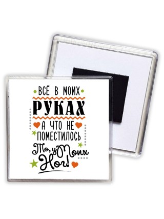 все в моих руках, а что не поместилось, то у моих ног