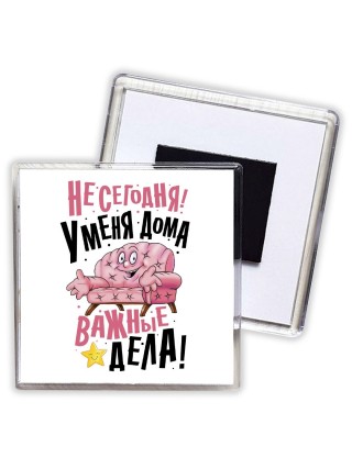 не сегодня, у меня дома важные дела