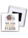 тише едешь дальше будешь