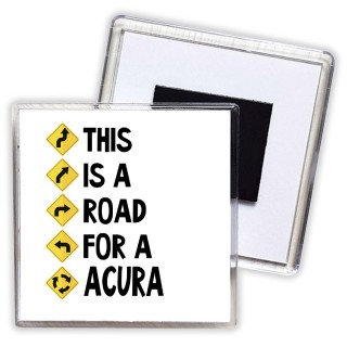 This is a road for a Acura