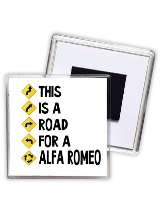 This is a road for a Alfa Romeo
