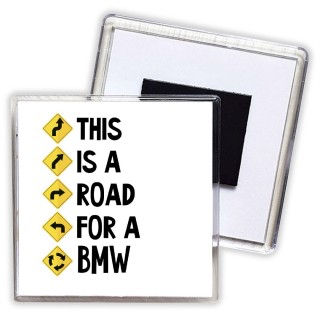 This is a road for a Bmw