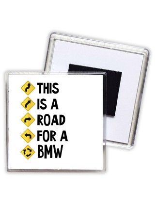 This is a road for a Bmw