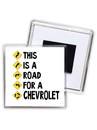 This is a road for a Chevrolet