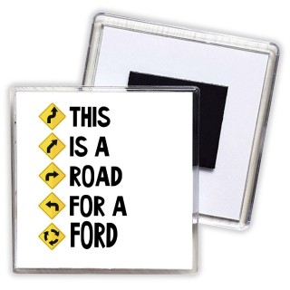 This is a road for a Ford