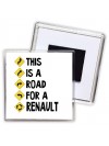 This is a road for a Renault