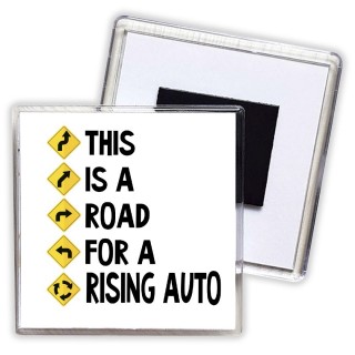 This is a road for a Rising Auto