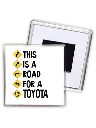 This is a road for a Toyota