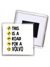 This is a road for a Volvo