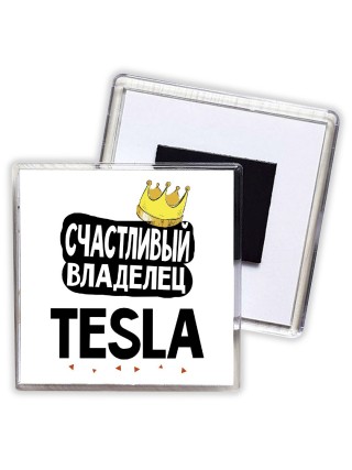 Счастливый владелец Tesla