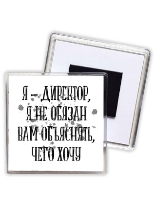 я директор я не обязан вам ничего объяснять