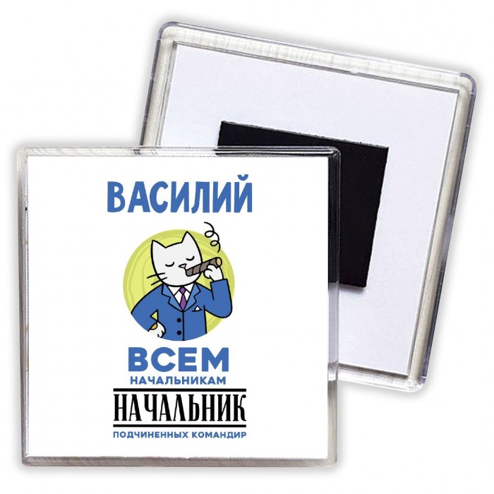 Василий всем начальникам начальник подчиненных командир