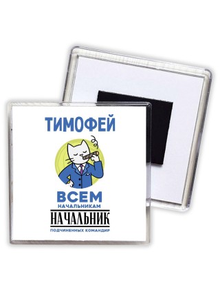 Тимофей всем начальникам начальник подчиненных командир